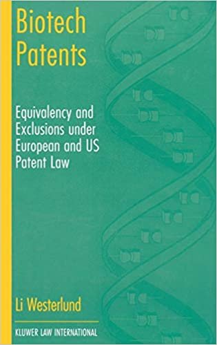 indir Biotech Patents: Equivalency and Exclusion Under European and Us Patent Law: Equivalency and Exclusions Under European and U.S. Patent Law