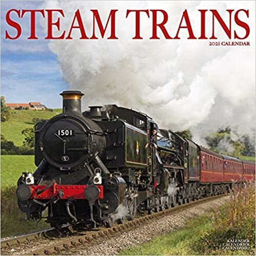 Steam Trains 2021 Wall Calendar