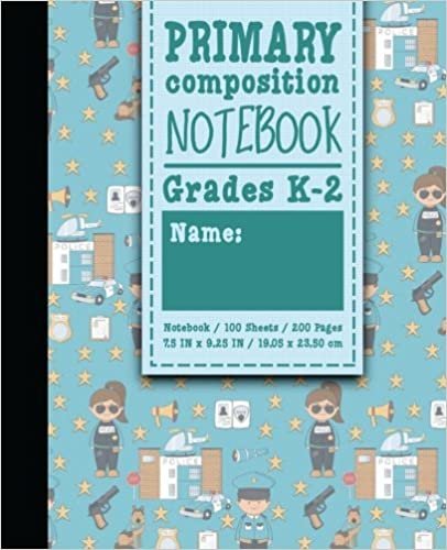 Primary Composition Notebook: Grades K-2: Primary Composition Books Full Ruled, Primary Composition Notebook Full Page, 100 Sheets, 200 Pages, Cute ... Volume 66 (Primary Composition Notebooks) indir