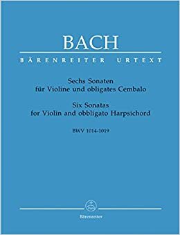 indir 6 Sonaten für Violine u. obligates Cembalo in 2 Bänden. BWV 1014-1019