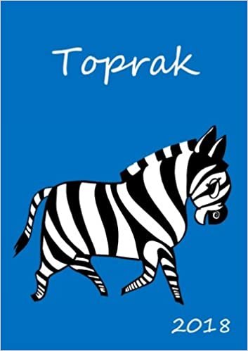 indir 2018: personalisierter Zebra-Kalender 2018 - Toprak - DIN A5 - eine Woche pro Doppelseite