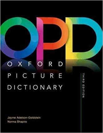 Jayme Adelson-Goldstein Oxford Picture Dictionary Third : Monolingual Dictionary تكوين تحميل مجانا Jayme Adelson-Goldstein تكوين