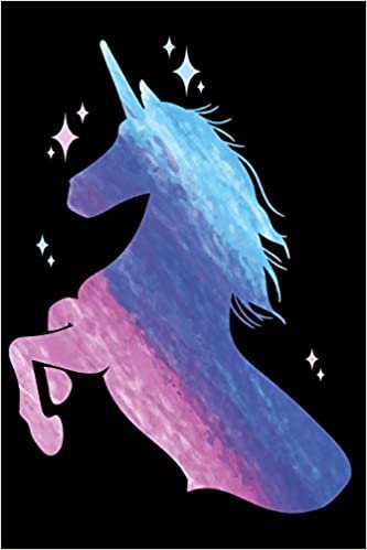 striped unicorn black: colorful unicorn Notebook graph paper 120 pages 6x9 perfect as math book, sketchbook, workbook and diary indir