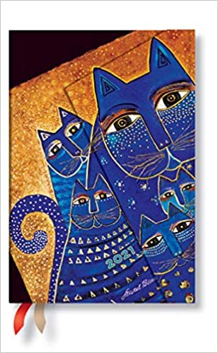 2021 Mediterranean Cats Mini Hor (Paperblanks) indir