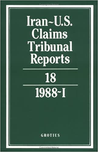 اقرأ Iran-U.S. Claims Tribunal Reports: Volume 18 الكتاب الاليكتروني 