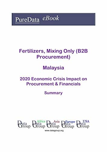 ダウンロード  Fertilizers, Mixing Only (B2B Procurement) Malaysia Summary: 2020 Economic Crisis Impact on Revenues & Financials (English Edition) 本