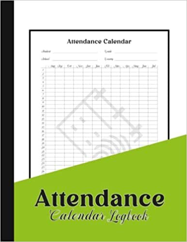 ダウンロード  Attendance Calendar Logbook: Solid Color Background Attendance Logbook & Employee Attendance Calendar. 本