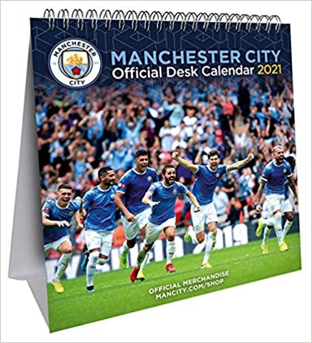 The Official Manchester City Desk Easel Calendar 2021