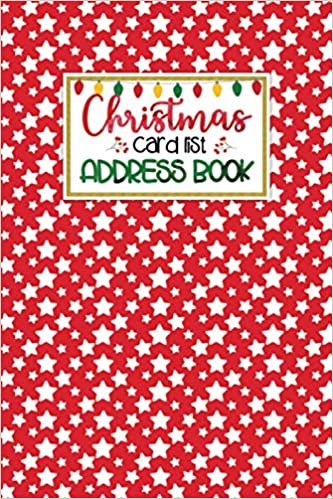 indir Christmas Card List Address Book: Holiday Notebook Address Greeting Card Tracker/ Recorder Alphabetically Organized Listing For Men, Women (Volume 2)
