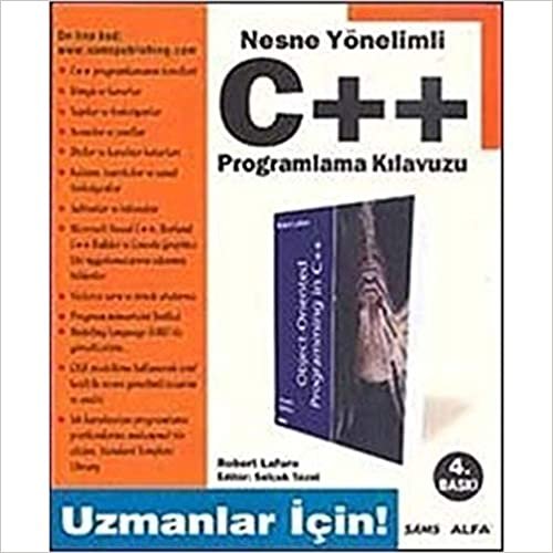 Nesne Yönelimli C++ Programlama Kılavuzu indir