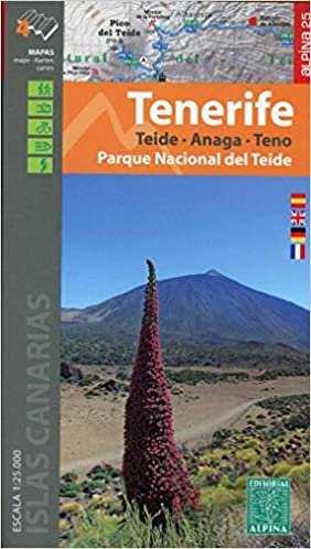 Tenerife - PN Teide - Anaga - Teno  4 maps indir
