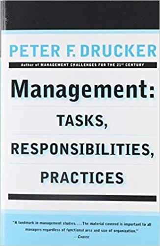Management: Tasks, Responsibilities, Practices indir