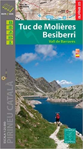 Tuc de Molières / Besiberri - Vall de Barravès carte&guide (ALPINA 25 - 1/25.000) indir
