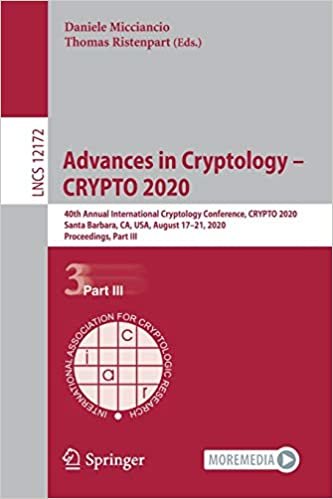 Advances in Cryptology – CRYPTO 2020: 40th Annual International Cryptology Conference, CRYPTO 2020, Santa Barbara, CA, USA, August 17–21, 2020, ... in Computer Science (12172), Band 12172) indir