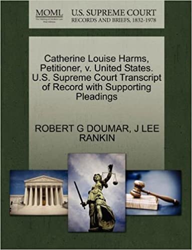 Catherine Louise Harms, Petitioner, v. United States. U.S. Supreme Court Transcript of Record with Supporting Pleadings indir