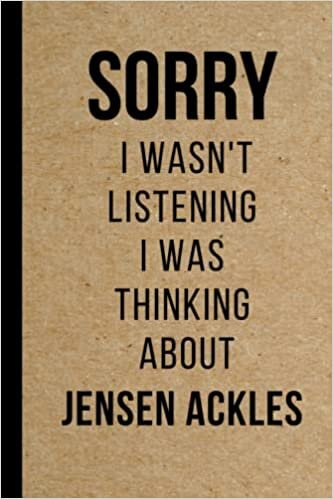 choukri BOUJ Sorry I wasn't listening I was thinking about Jensen Ackles: Blank Lined Notebook Journal , Perfect Birthday Gift for Jensen Ackles Lovers ,120 pages 6x9 inches (Composition Notebook Journal) تكوين تحميل مجانا choukri BOUJ تكوين