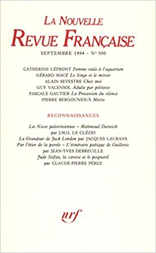 LA N.R.F. 500 (SEPTEMBRE 1994) (LA NOUVELLE REVUE FRANCAISE) indir