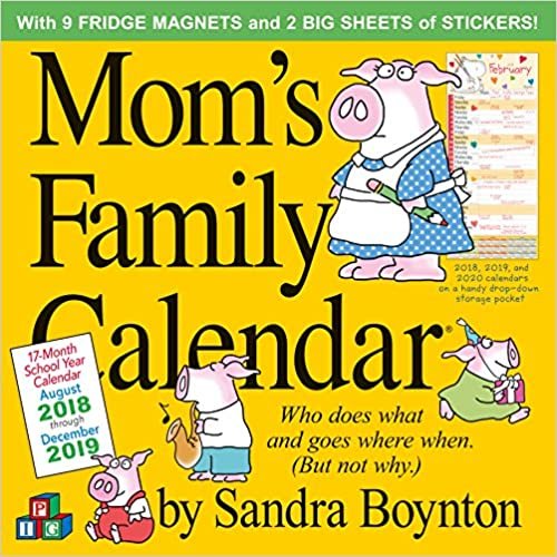 Mom's Family 2019 Calendar: Includes Fridge Magnets and Stickers