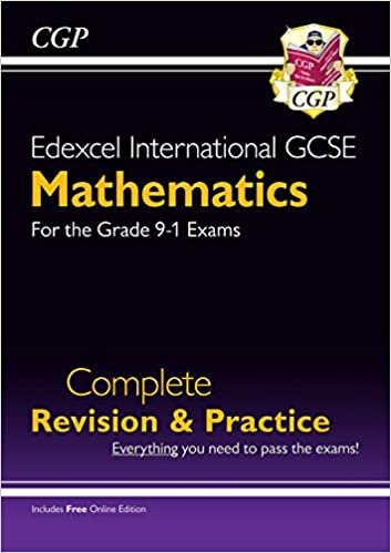 CGP Books Edexcel International GCSE Maths Complete Revision & Practice - Grade 9-1 (with Online Edition): perfect for catch-up and exams in 2022 and 2023 (CGP IGCSE 9-1 Revision) تكوين تحميل مجانا CGP Books تكوين