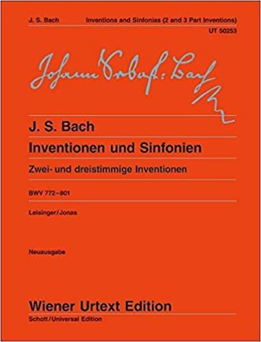 ダウンロード  Inventions and Sinfonias Bwv 772-801: Zwei- Und Dreistimmige Inventionen (Wiener Urtext) 本