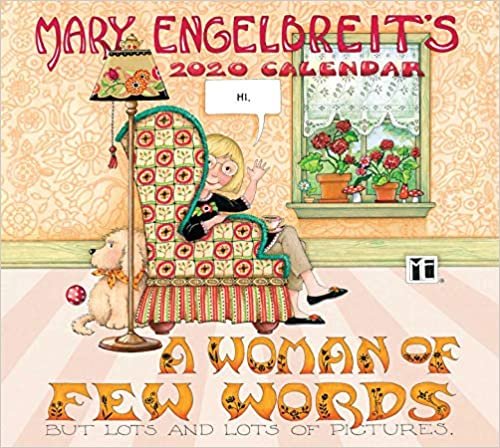 ダウンロード  Mary Engelbreit 2020 Deluxe Wall Calendar: A Woman of Few Words 本