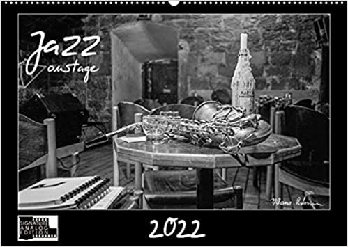 ダウンロード  Jazz onstage (Wandkalender 2022 DIN A2 quer): Analoge, schwarzweisse Fotografien von bekannten Jazz-Musikern (Monatskalender, 14 Seiten ) 本