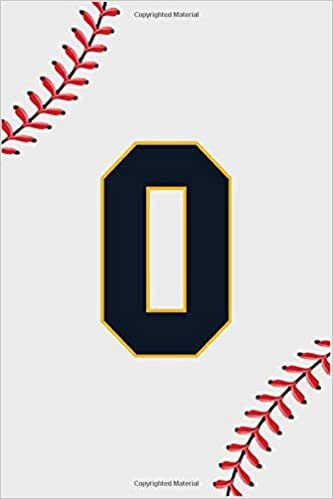 Baseball Notebook O: Baseball Letter O Initial Monogram Gift For Baseball Players Journal Note Taking For men, boys and girls 110 Pages 6 x 9 inches College Ruled indir