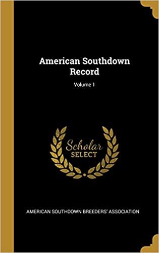 تحميل American Southdown Record; Volume 1