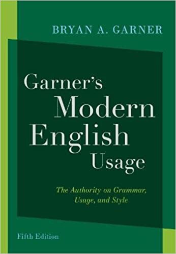 ダウンロード  Garner's Modern English Usage 本