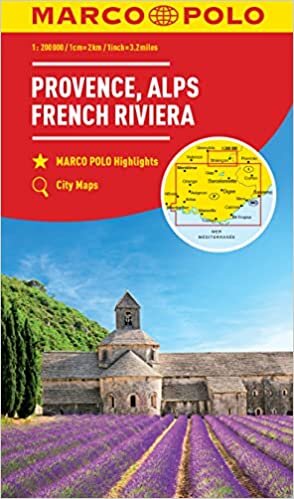تحميل Provence, Alps, Cote d&#39;Azur Marco Polo Map