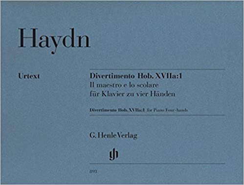 Divertimento ""Il maestro e lo scolare"" Hob. XVIIa:1 - Piano (4 hands) - Revised edition - (HN 893) indir