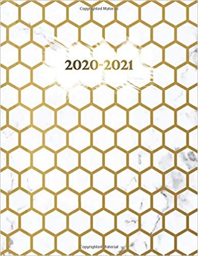 اقرأ 2020-2021: Golden Honeycomb 2 Year Daily Weekly Planner Organizer with To-Do’s, Inspirational Quotes, Vision Boards & Notes | Marble Two Year Agenda Schedule Notebook & Business Calendar الكتاب الاليكتروني 