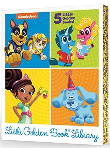 Nickelodeon Little Golden Book Library (Nickelodeon): Mighty Pup Power!; Happy Birthday, Blue!; Time to Be Kind; Sleepover Surprise; My Heart Is Bright! indir