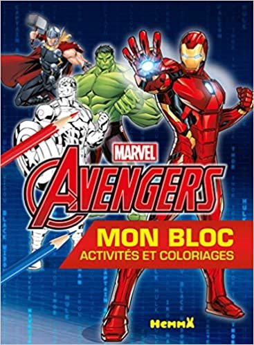 indir Marvel Avengers Mon bloc Activités et coloriages (Mon bloc d&#39;activités et coloriages)