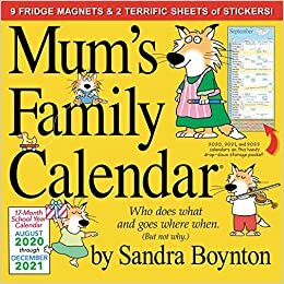 2021 Mums Family Calendar