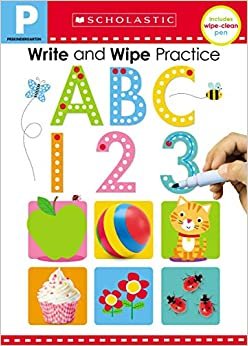 تحميل Write and Wipe Practice Flip Book: ABC 123 (Scholastic Early Learners)