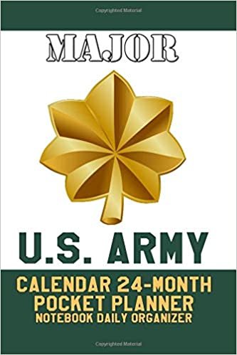 indir Major U.S. Army Calendar: 24-Month Pocket Planner Notebook Daily Organizer