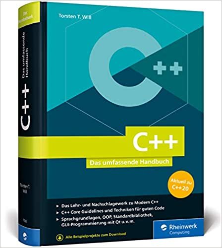 indir C++: Das umfassende Handbuch zu Modern C++. Über 1.000 Seiten Profiwissen, aktuell zum Standard C++20