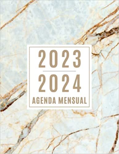 Agenda Mensual 2023-2024: Planificador 24 Meses Dos Páginas por Mes, Tamaño A4, Español | Organizador y Agenda por 2 Años, Calendario mensual De Enero 2023 A Diciembre 2024 ダウンロード