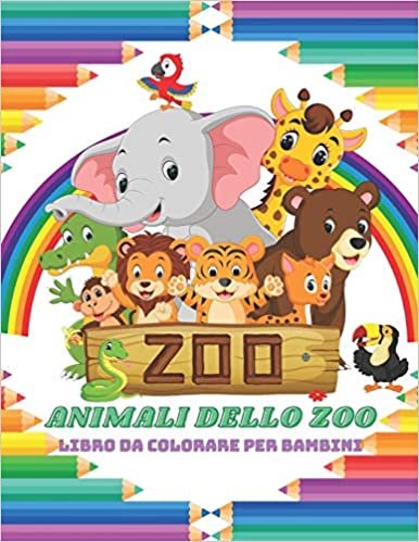 indir ANIMALI DELLO ZOO - Libro Da Colorare Per Bambini