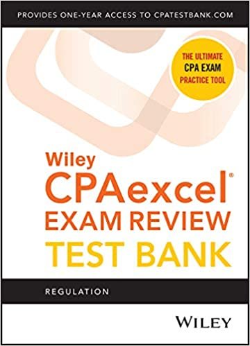 Wiley CPAexcel Exam Review 2021 Test Bank: Regulation (1-year access)