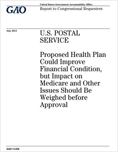 U.S. Postal Service :proposed health plan could improve financial condition, but impact on Medicare and other issues should be weighed before approval : report to congressional requesters. indir