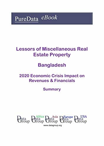ダウンロード  Lessors of Miscellaneous Real Estate Property Bangladesh Summary: 2020 Economic Crisis Impact on Revenues & Financials (English Edition) 本