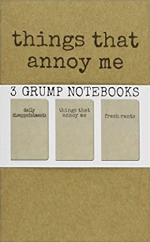 بدون تسجيل ليقرأ Archie McPhee Grump Notebooks