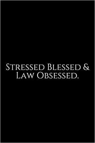 تحميل Stressed Blessed: Lawyer Gift: 6x9 Notebook, Ruled, 100 pages, funny appreciation gag gift for men/women, for office, unique diary for her/him, perfect as a