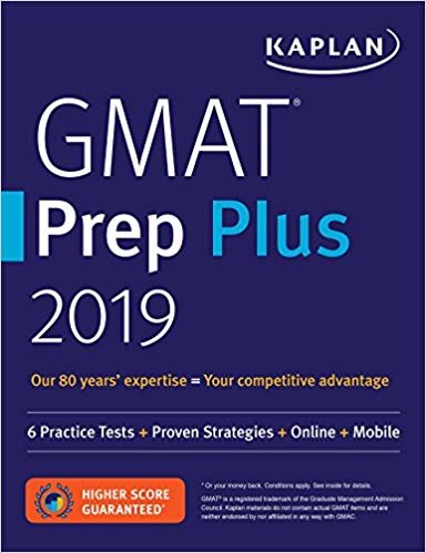 gmat مماسح Plus 2019: 6 ممارسة الاختبارات + ثبتت كفاءته strategies + من على شبكة الإنترنت + + الهاتف الجوال الفيديو (kaplan اختبار مماسح)