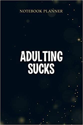 indir Notebook Planner Funny Adulting s Joke Sarcastic Family: To Do List, 6x9 inch, Budget, Planner, Over 100 Pages, Work List, Personal Budget, To Do
