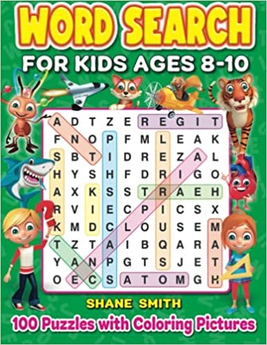 تحميل Word Search for Kids Ages 8-10: 100 Word Search Puzzles for Fun and Learning (Search and Find): Kid Word Search