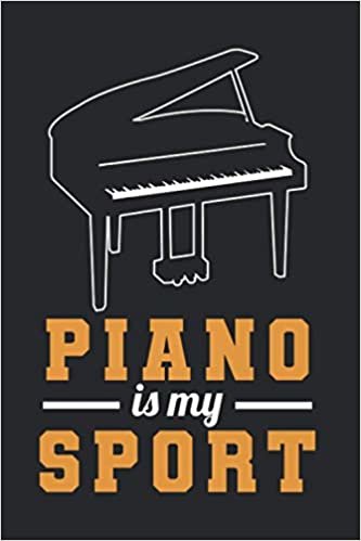 Piano Is My Sport: Piano Chords 2021 Planner | Weekly & Monthly Pocket Calendar | 6x9 Softcover Organizer | For Chords And Notes Fan