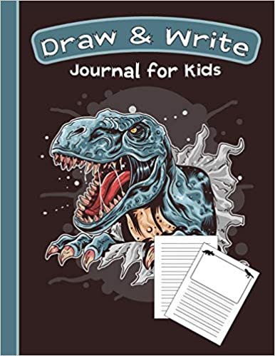 Auggie Journal Co. Draw & Write Journal for Kids: Cute Dinosaur Notebook - Primary Draw & Write - Storybook - Diary, 8.5 x 11 110 pages تكوين تحميل مجانا Auggie Journal Co. تكوين